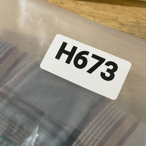 NEW Lucky Brand Womens S Cotton Plaid Smocked-S Ginger Root Plaid Sheer - Picture 9 of 9